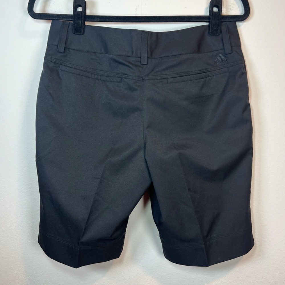 Adidas Women’s Climalite Bermuda Golf Shorts Black Pockets Stretch Athletic Sz 4 - Picture 7 of 11